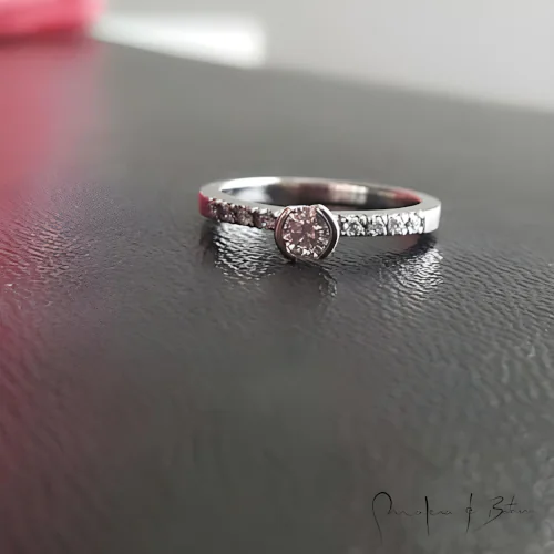anillos de Compromiso  modelo 005