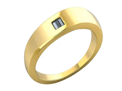 anillo  modelo bald