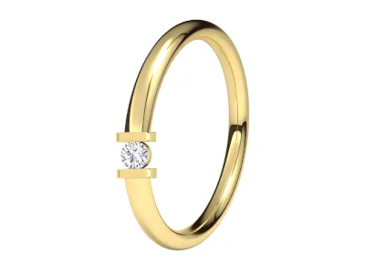 anillo  modelo platte