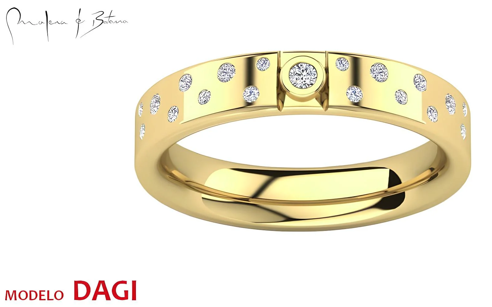 anillo  modelo DAGI