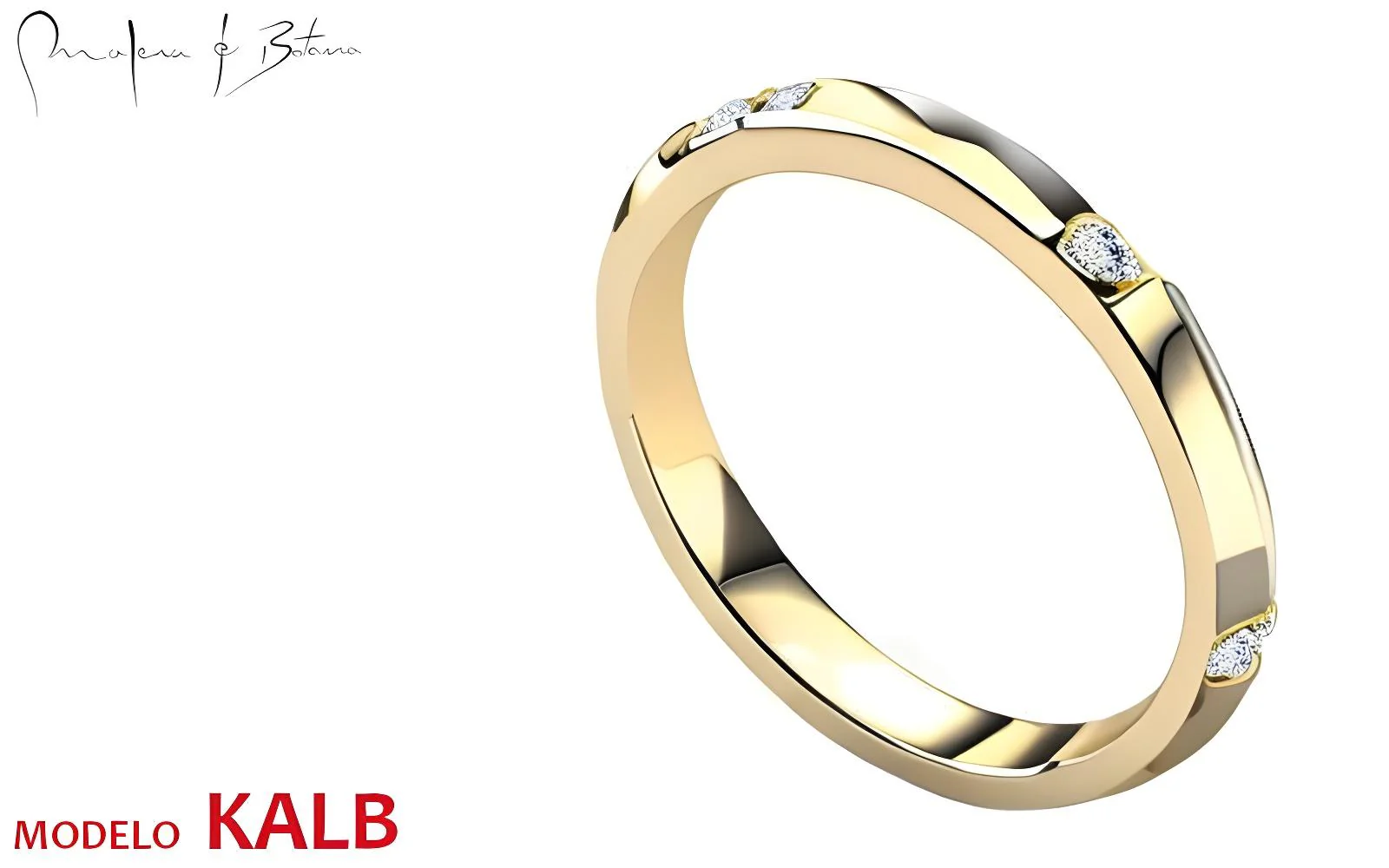 anillo  modelo kalb