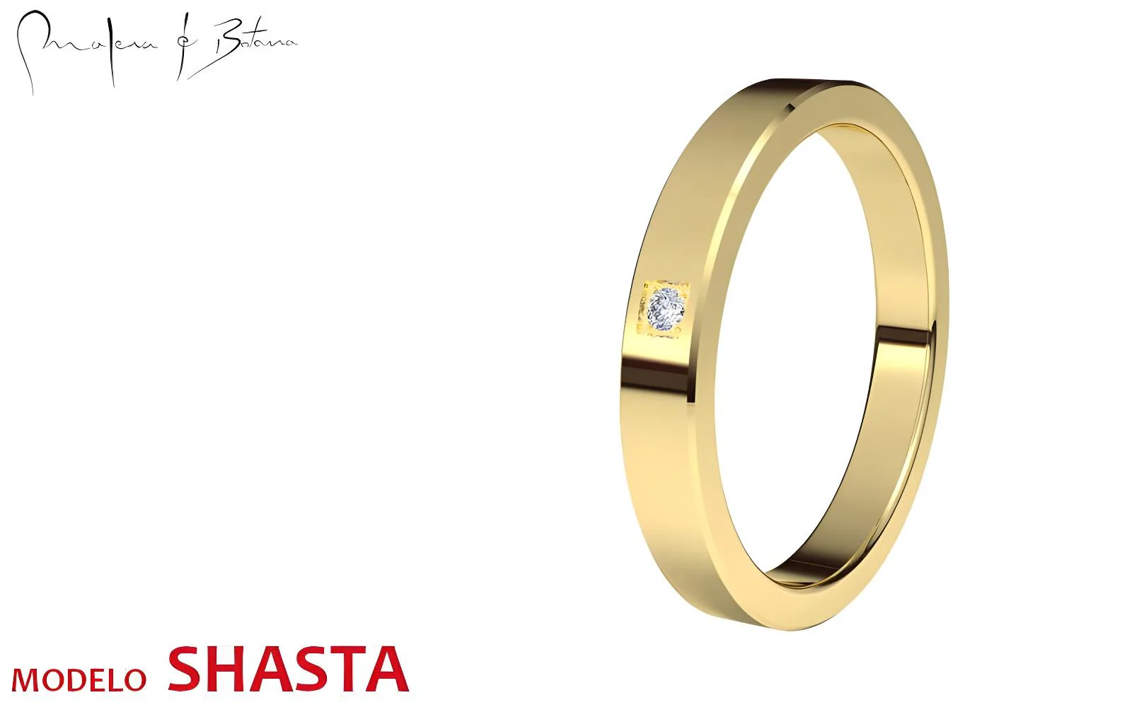 anillo  modelo SHATA