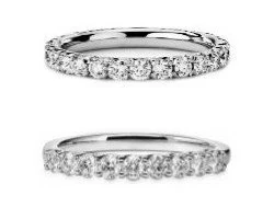 anillos de compromiso modelo eternity