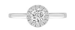 anillo solitario halo