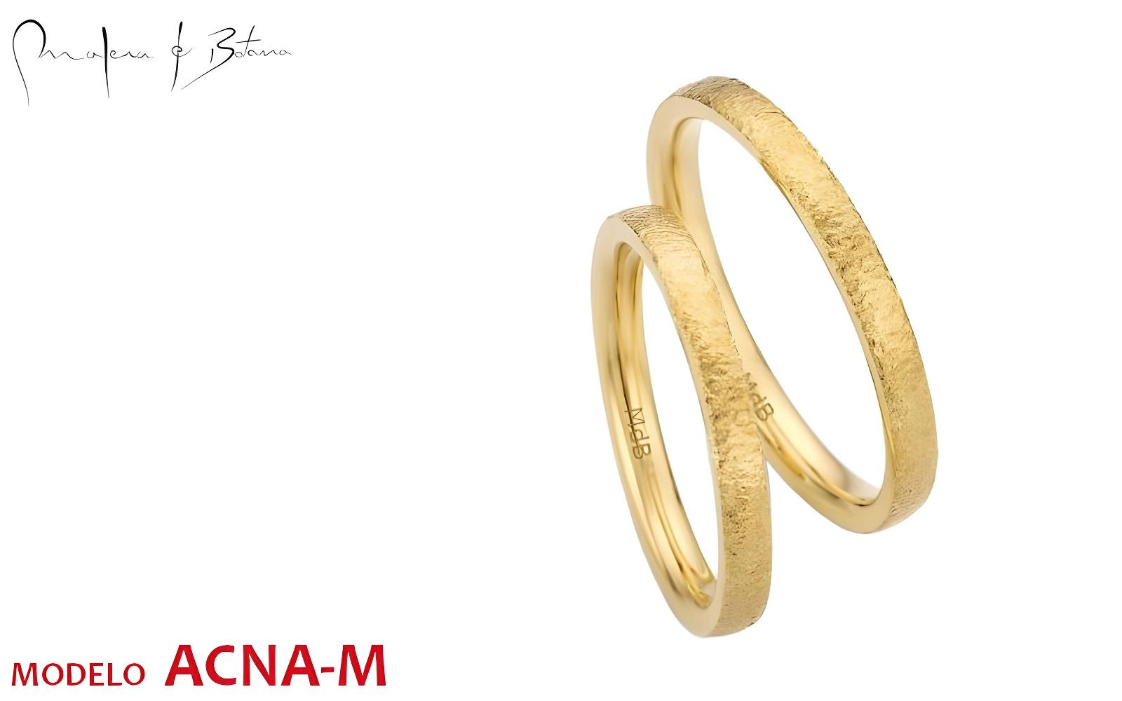 anillos de matrimonio  modelo acna-m