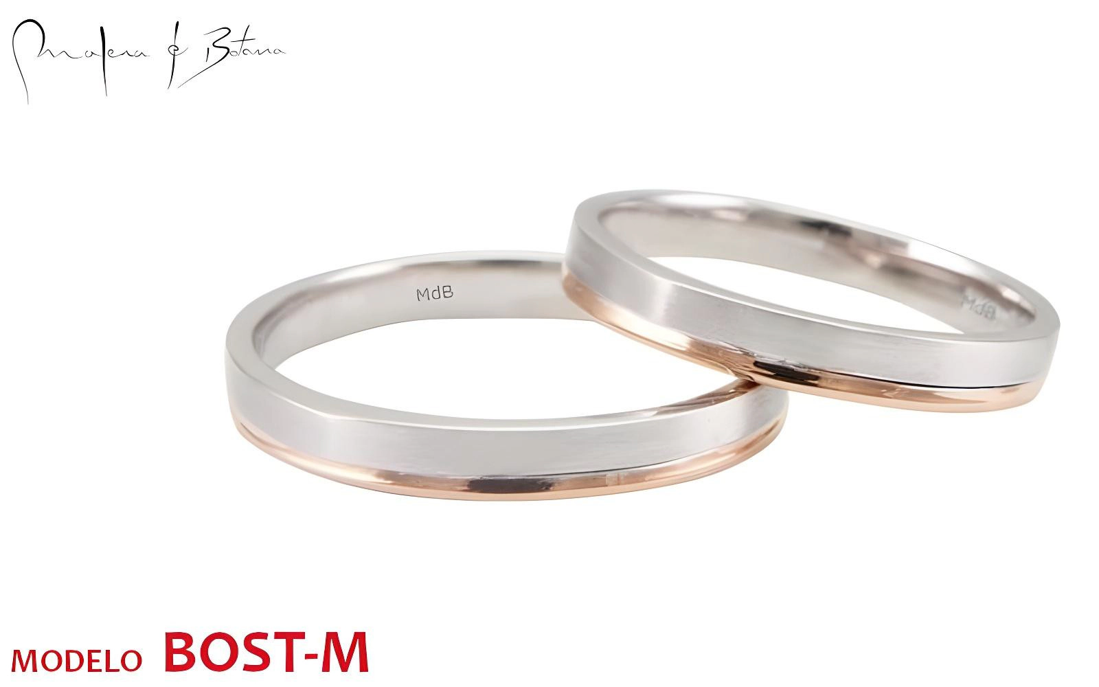 anillos de matrimonio  modelo bost-m