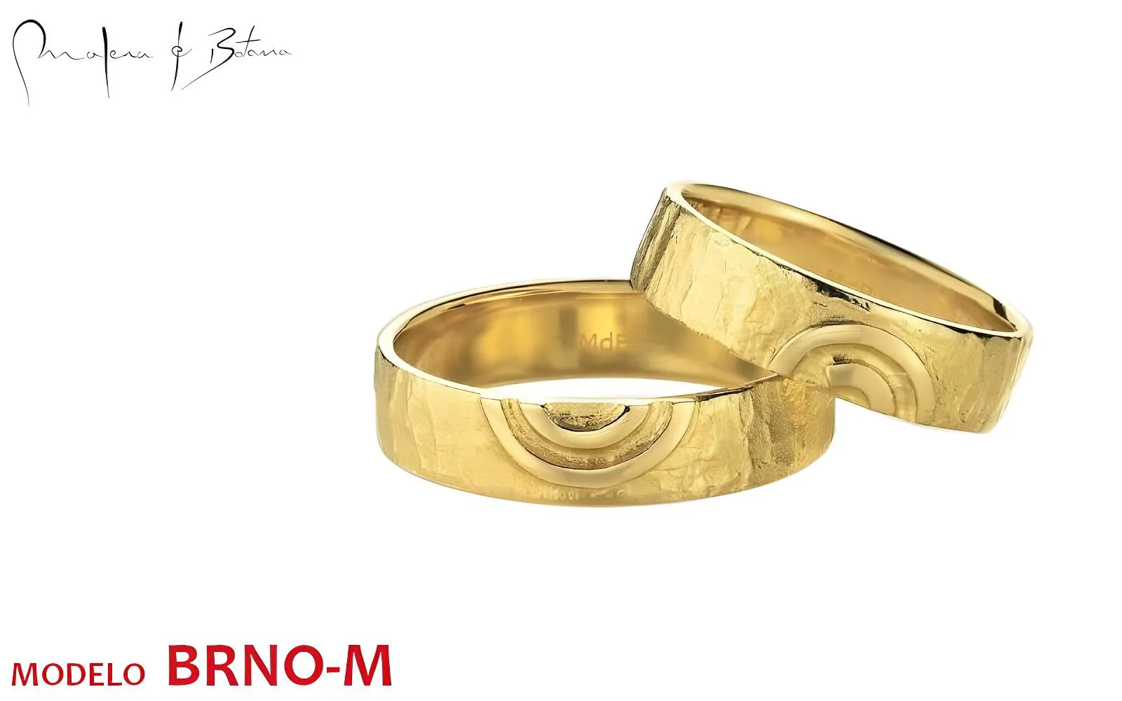 anillos de matrimonio  modelo brno-m