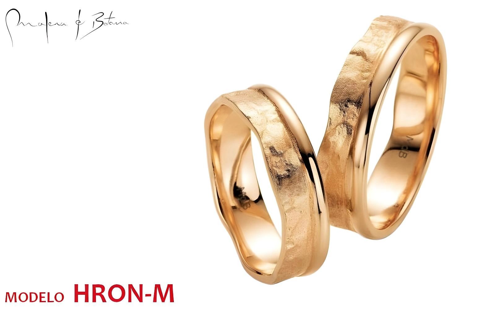 anillos de matrimonio  modelo hron-m