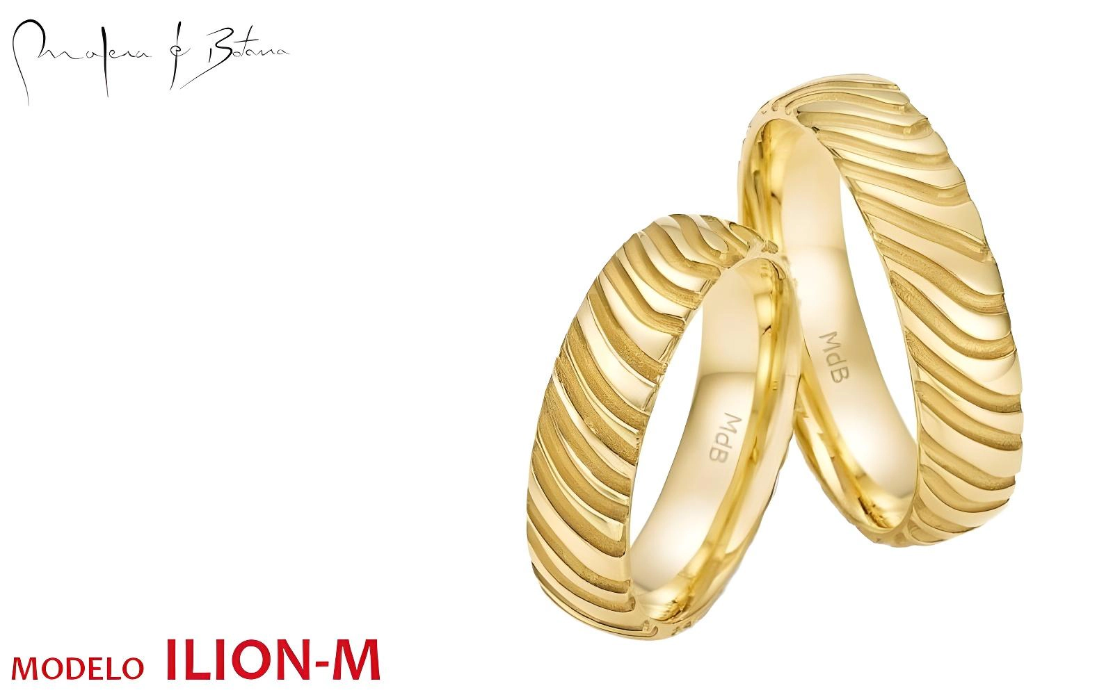 anillos de matrimonio  modelo ilion-m