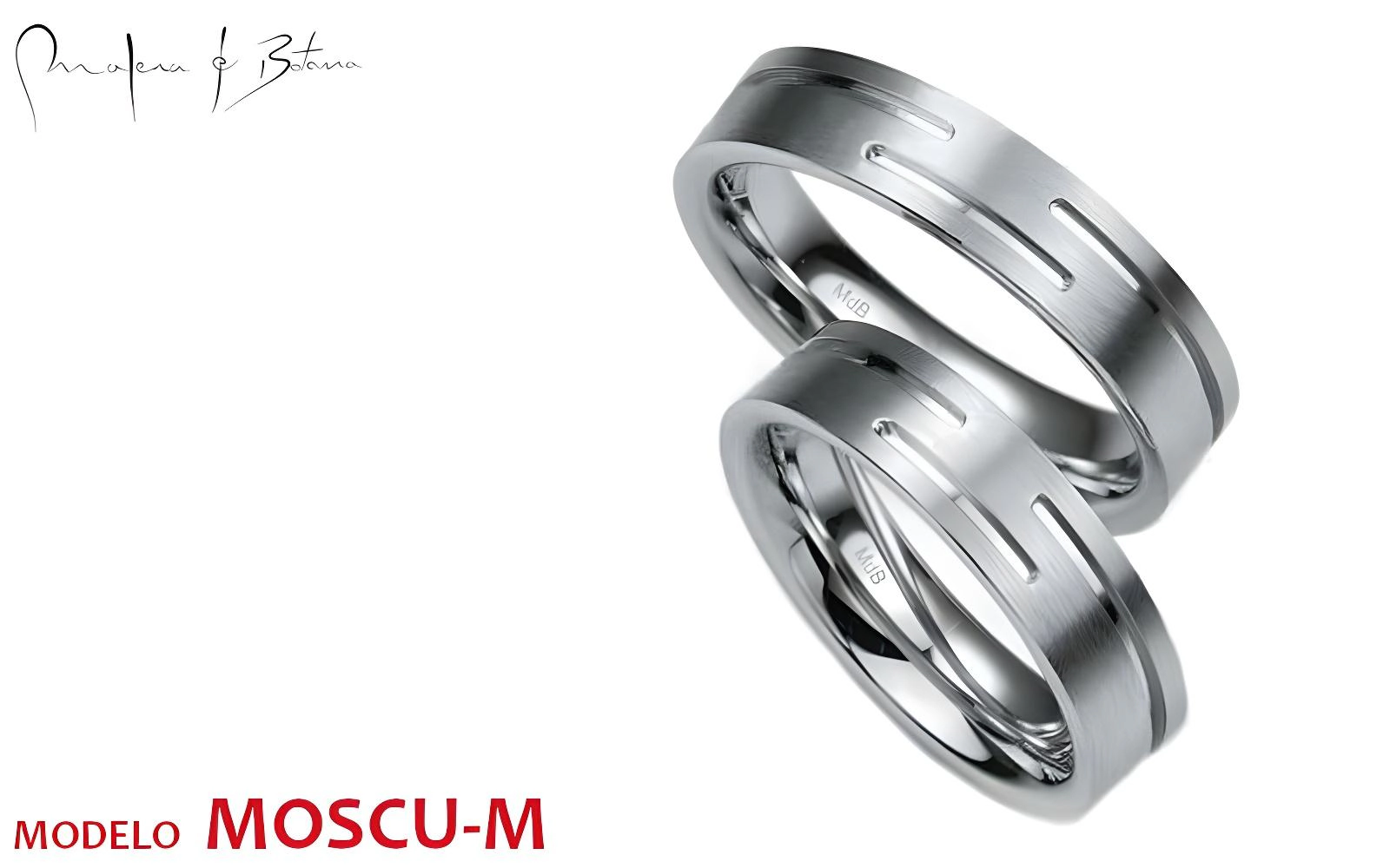 anillos de matrimonio  modelo moscu-m