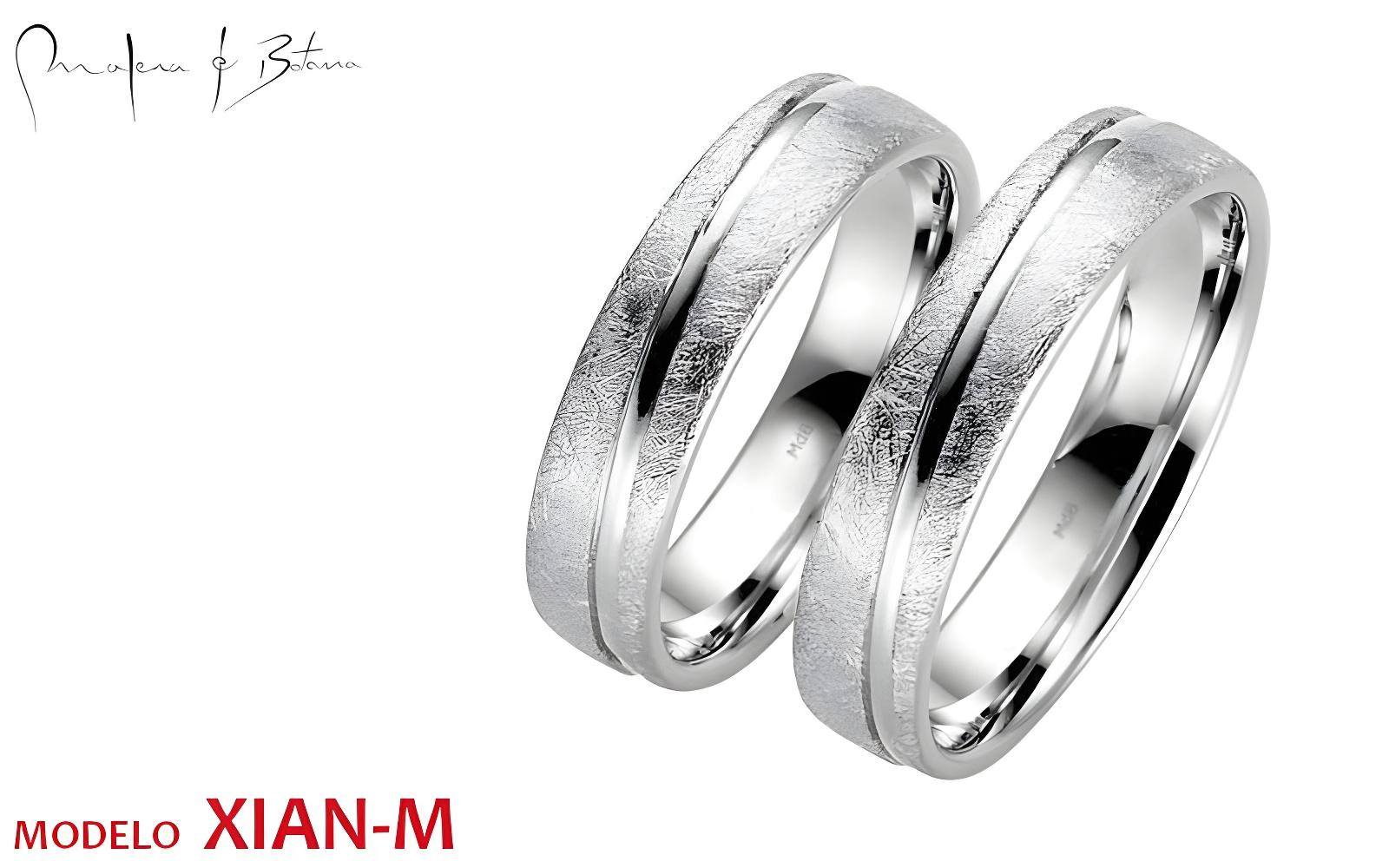 anillos de matrimonio  modelo xian-m