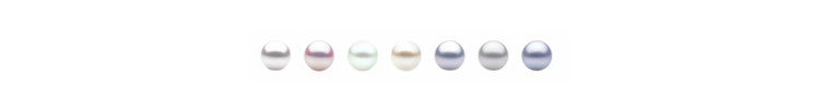 Esta imagen muestra la amplia gama de colores que pueden presentar las perlas, tanto naturales como cultivadas. El color es un factor importante a la hora de valorar una perla y está influenciado por la especie de molusco, las condiciones del agua y la presencia de oligoelementos. Los colores pueden variar desde los clásicos blanco y crema hasta tonos más exóticos como el rosa, el lavanda, el dorado y el gris azulado. La imagen ilustra esta diversidad presentando perlas en una gradación de colores, mostrando la riqueza y sutileza de tonos que se pueden encontrar en estas gemas orgánicas.